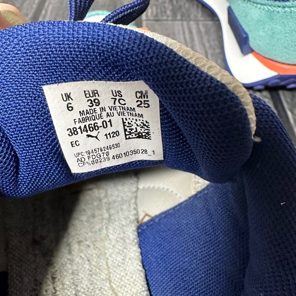 PUMA Future Rider Men’s Sneakers Multicolored Size 7C- Women’s 8.5 - Picture 7 of 9